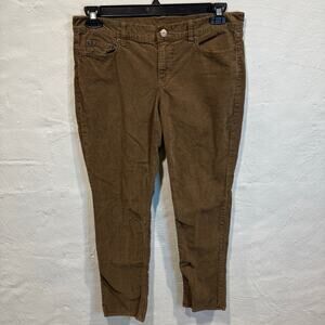 J.Crew Brown Corduroy Pants Mens Size 30R “City Fit” - Slim/Skinny 100% Cotton